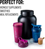 Classic Shaker Bottle Perfect for Protein Shakes and Pre Workout, 28-Ounce, Black