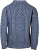 Achill Island Aran Cardigan for Women, 100% Merino Wool, Authentic Irish Knit Cardigan, Made in Ireland