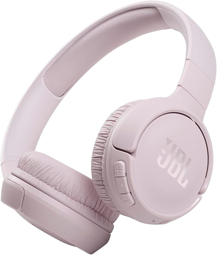 Tune 510BT: Wireless On-Ear Headphones with Purebass Sound - Rose, Medium