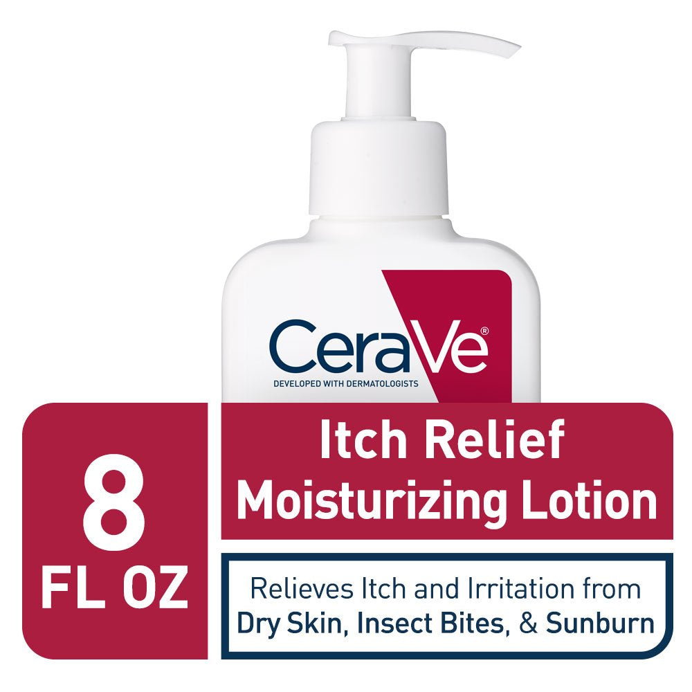 anti Itch Moisturizing Lotion with Pramoxine Hydrochloride | Relieves Itch with Minor Skin Irritations, Sunburn Relief, Bug Bites | 8 Ounce