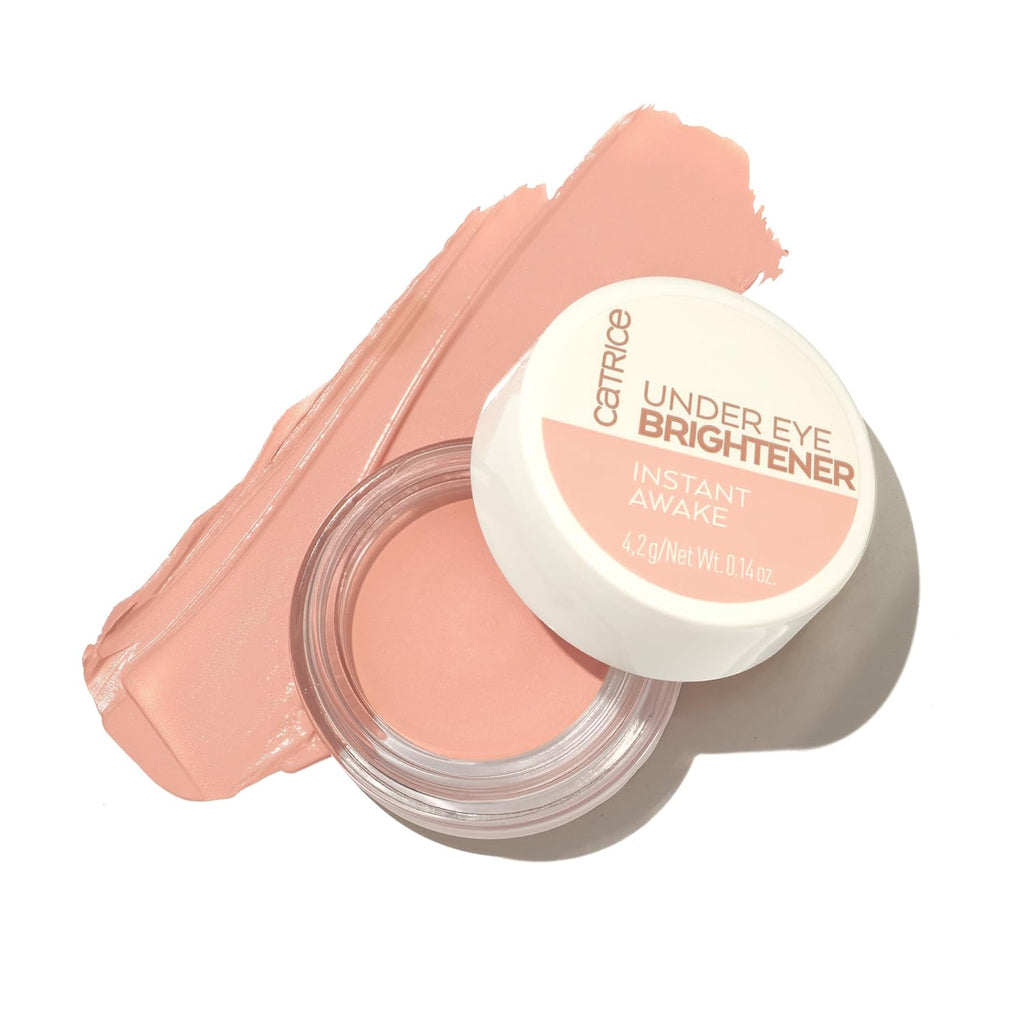 | under Eye Brightener | Conceal & Brighten Dark Circles | with Hyaluronic Acid & Shea Butter | Vegan, Cruelty Free & Paraben Free (010 | Light Rose)