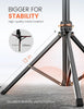 71'' Phone Tripod Stand, Extendable Reinforced Aluminum Phone Stand with Wireless Remote, Stable Cellphone Tripod Compatible with Iphone 15/14/13 Galaxy S23/S22 Huawei.