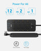 Surge Protector Power Strip (2100J), Anker 12 Outlets with 1 USB C and 2 USB Ports for iPhone