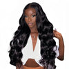 Wear and Go Glueless Wigs Human Hair Body Wave Pre Cut HD Lace 4X4 Lace Front Wigs Human Hair Pre Plucked 180% Density 3 Seconds to Wear Glueless Wigs for Beginners