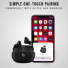 Studio Buds - True Wireless Noise Cancelling Earbuds - Compatible with Apple & Android, Built-In Microphone, IPX4 Rating, Sweat Resistant Earphones, Class 1 Bluetooth Headphones - Black