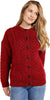 Achill Island Aran Cardigan for Women, 100% Merino Wool, Authentic Irish Knit Cardigan, Made in Ireland