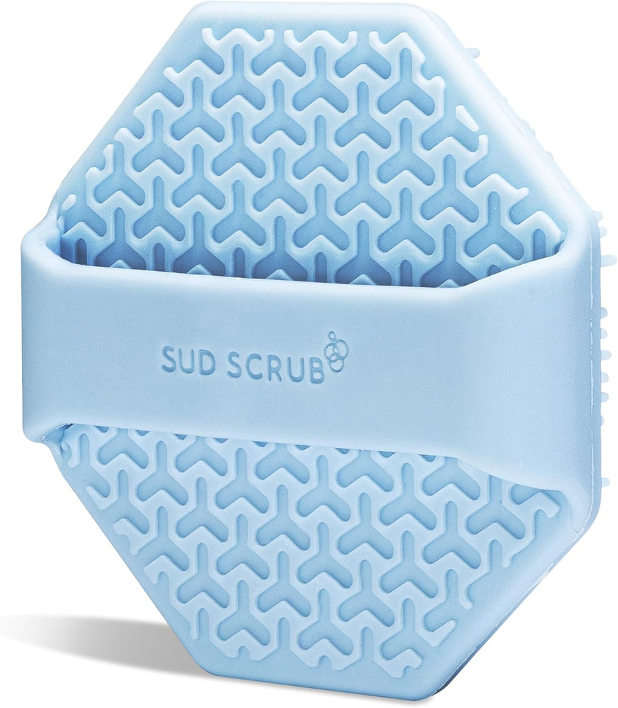 Antimicrobial Silicone Face Scrubber, 1 Pack, Gentle Face Exfoliator for Sensitive Skin