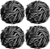 4-Pack Bath Sponges Shower Loofahs Mesh Balls Sponge for Body Wash Bathroom Men Women