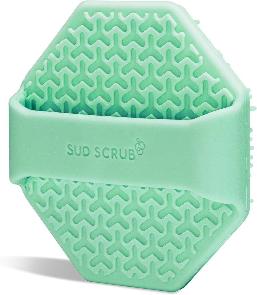 Antimicrobial Silicone Face Scrubber, 1 Pack, Gentle Face Exfoliator for Sensitive Skin