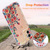 Case for iPhone 15 Pro Max, Colorful Retro Oil Painting Printed Flower Laser Glossy Pattern Cute Curly Wave Edge Exquisite Phone Cover Stylish Durable TPU Protective Case for Girls Women-Green