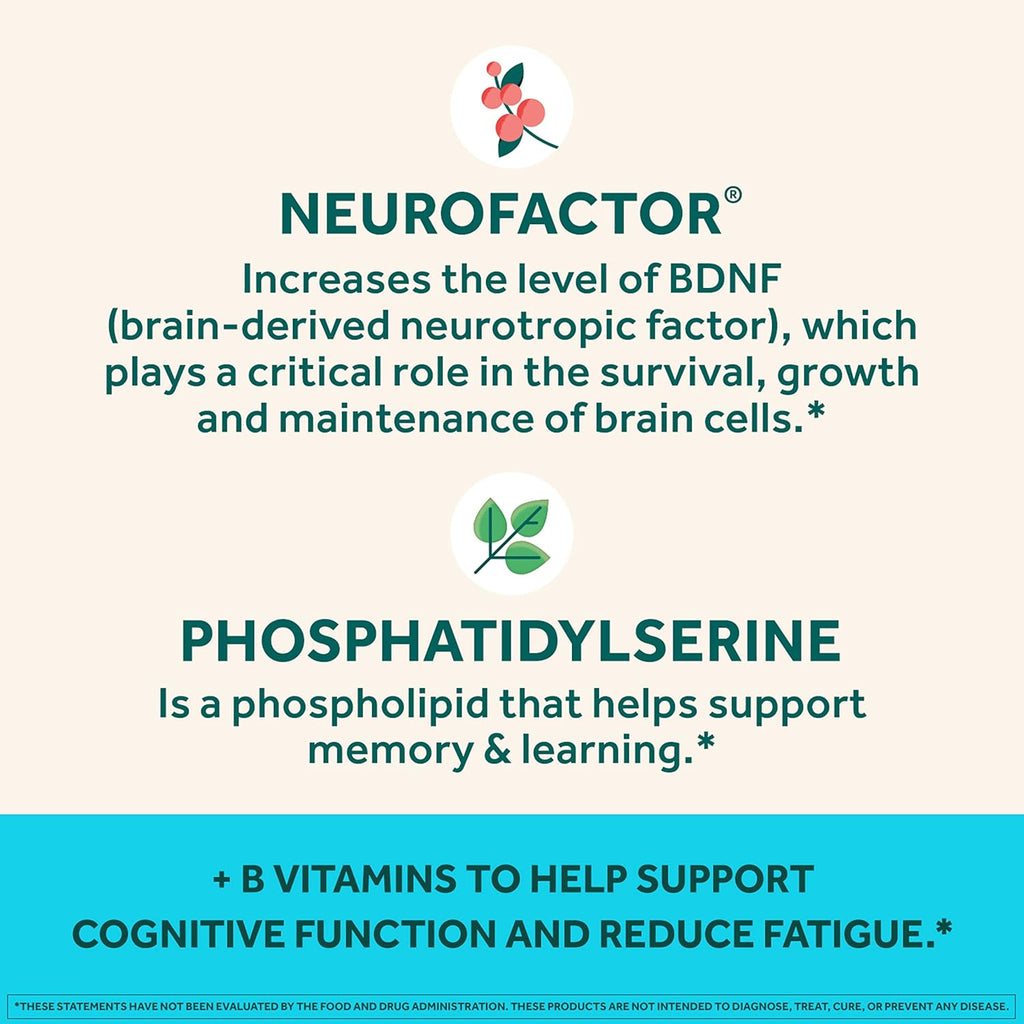 NEURIVA Plus Brain Supplement for Memory,Focus & Concentration+Cognitive Function with Vitamins B6 & B12 and Clinically Tested Nootropics Phosphatidylserine and Neurofactor,50ct Strawberry Gummies