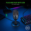 Seiren Mini USB Condenser Microphone: for Streaming and Gaming on PC - Professional Recording Quality - Precise Supercardioid Pickup Pattern - Tilting Stand - Shock Resistant - Classic Black