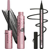 Lash Sensational Sky High Washable Mascara + Hyper Easy Liquid Eyeliner Makeup Bundle, Includes 1 Mascara in Blackest Black and 1 Eyeliner in Pitch Black