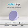 Echo Pop | Full Sound Compact Smart Speaker with Alexa | Lavender Bloom