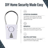 110Db Door Handle Alarm, Extremely Loud Wireless Alarm Audible up to 680 Ft Away, Hangs off Door Knob or Handle, Vibration-Triggered Home Security Alarm, 3 Adjustable Settings, Great for Travel