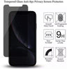 2X Iphone 15 14 13 12 11 Pro Max Privacy Antispy Tempered Glass Screen Protector