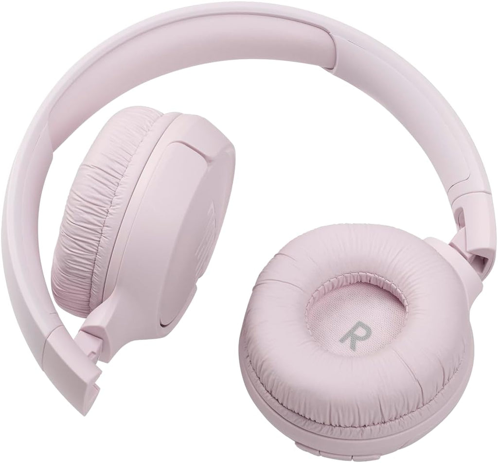 Tune 510BT: Wireless On-Ear Headphones with Purebass Sound - Rose, Medium