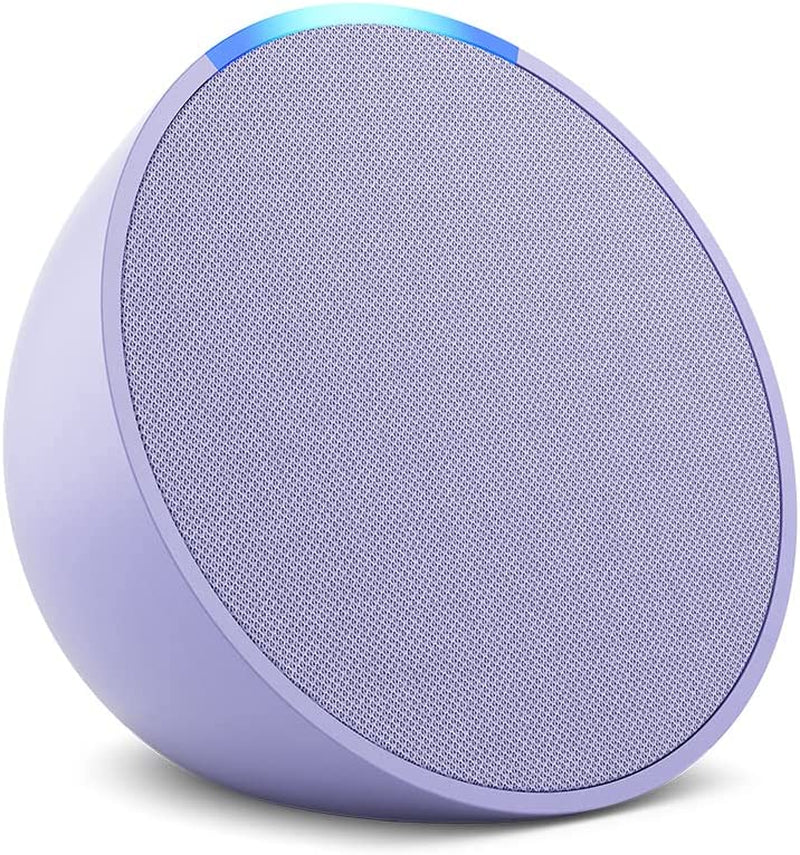 Echo Pop | Full Sound Compact Smart Speaker with Alexa | Lavender Bloom